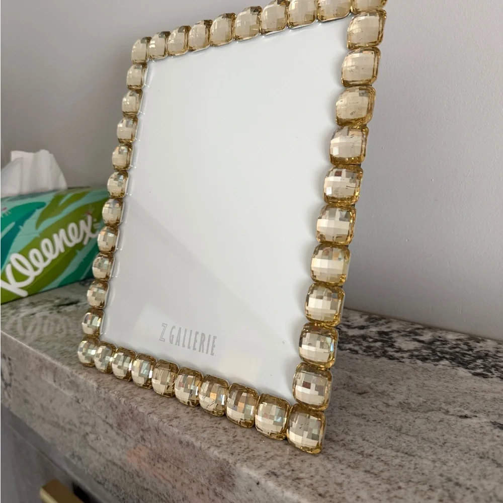 Z Gallerie Gold Gem-Embellished Frame 11x9